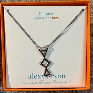 Silver Geometric Necklace